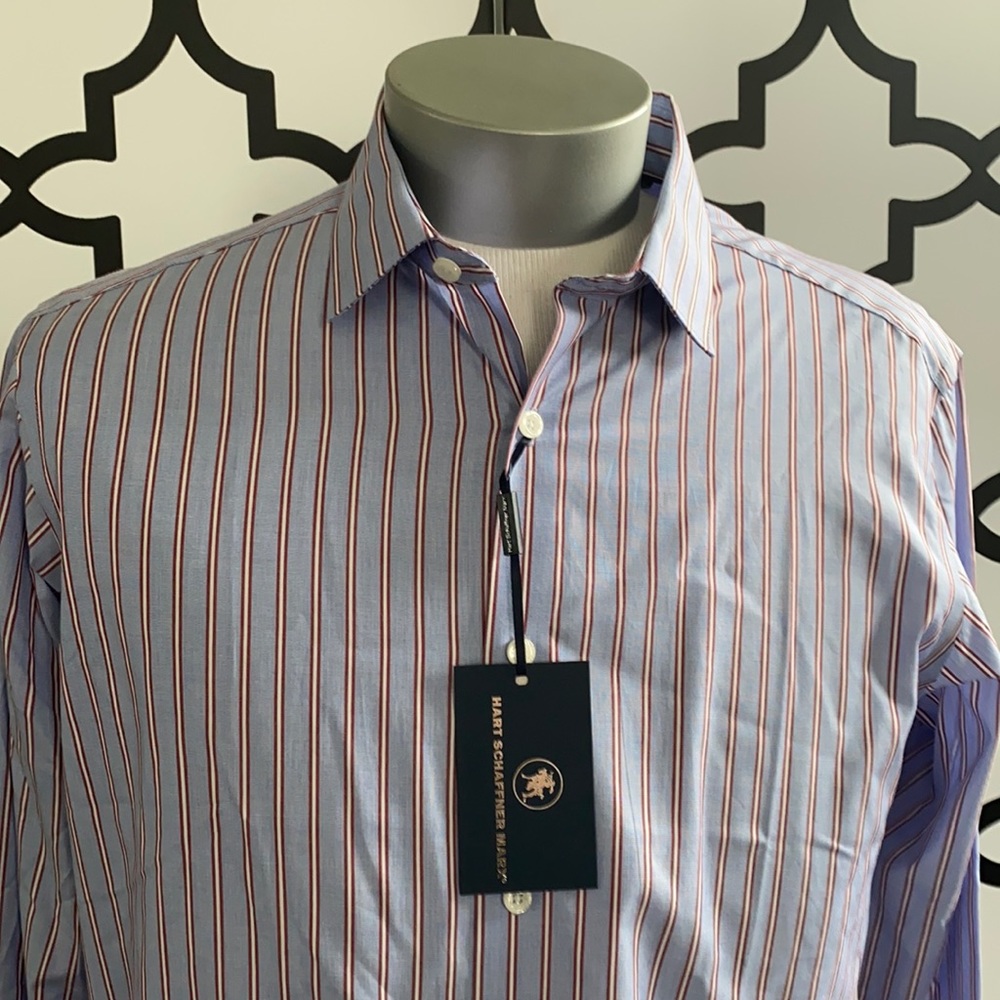 Hart Schaffner Marx stripe woven